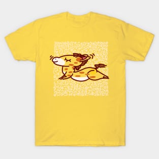 Cute Giraffe Yoga #9 Doodle Edition T-Shirt